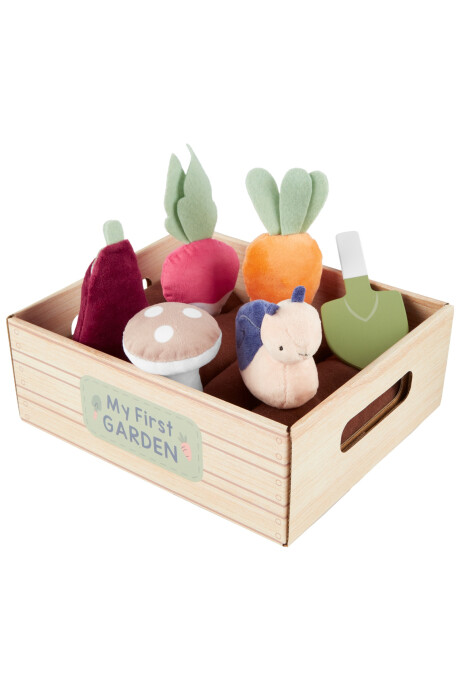 Juego de jardín de peluche, 8 piezas Sin color