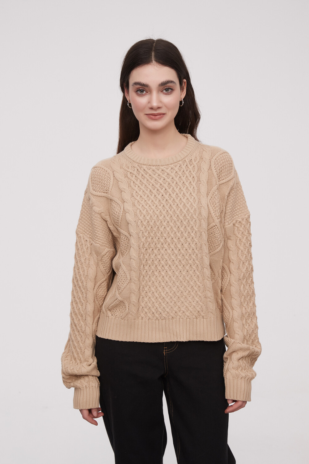 Sweater Heltun Beige