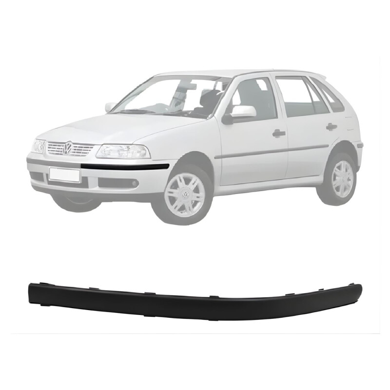MOLDURA DE PARAGOLPE DELANTERO IZQUIERDO GOL G3 Moldura De Paragolpe Delantero Izquierdo Gol G3