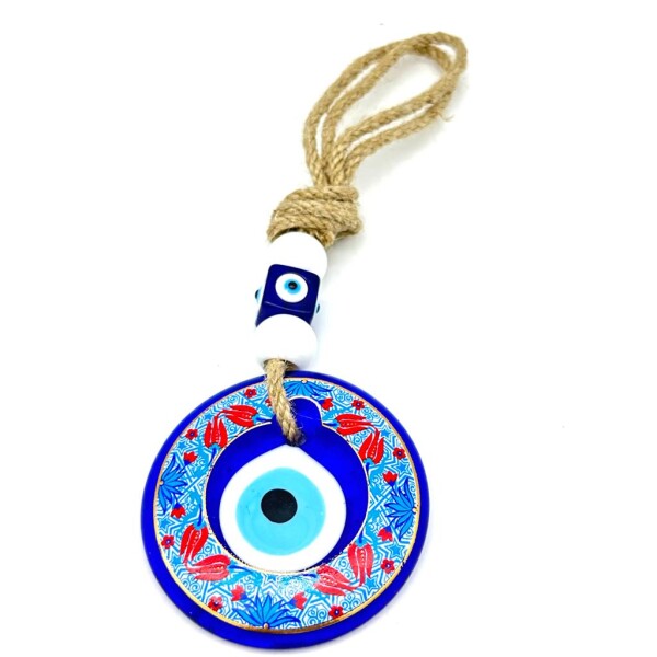 Ojo Turco Decorado T1 Celeste