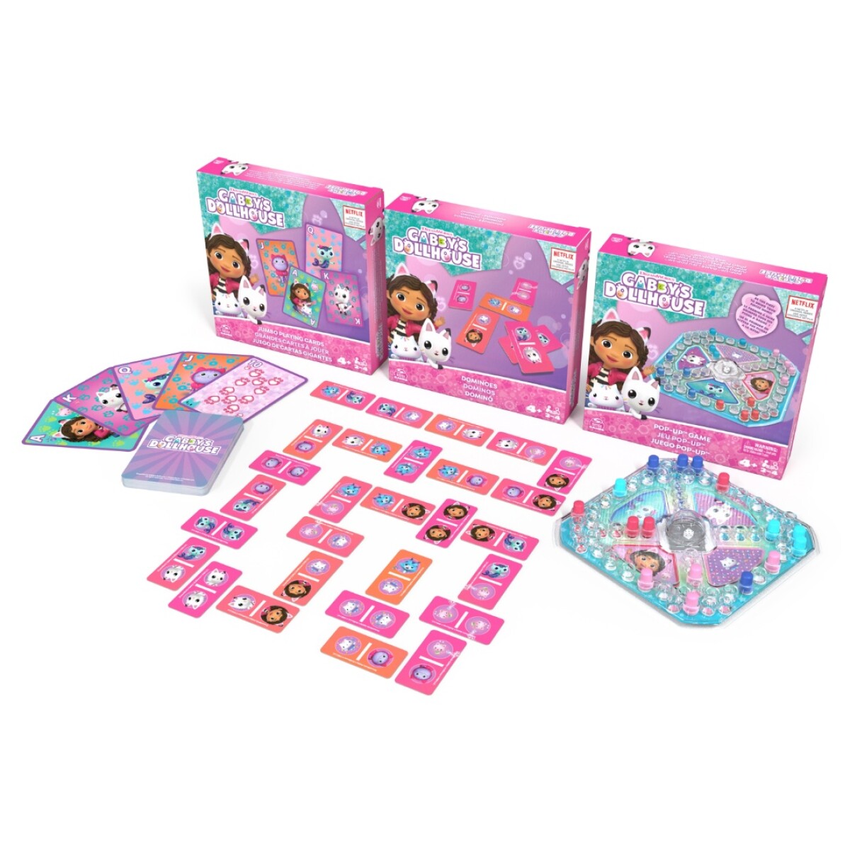 Pack X3 Juegos de Mesa Gabby 'S Dollhause 