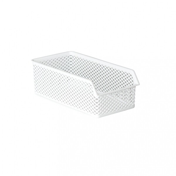 ORGANIZADOR LINEA APILABLE BLANCO 15 X 28 X 10 CM ORGANIZADOR LINEA APILABLE BLANCO 15 X 28 X 10 CM