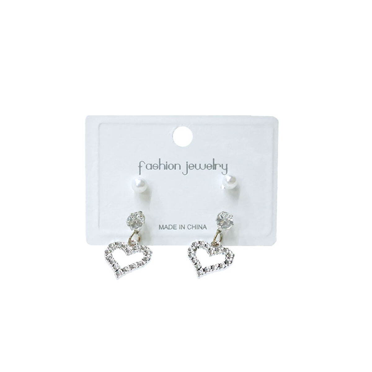 Caravanas hipoalergénicas brillantes x2 pares - Caravanas Hipoalergénicas Brillantes X2 Pares 