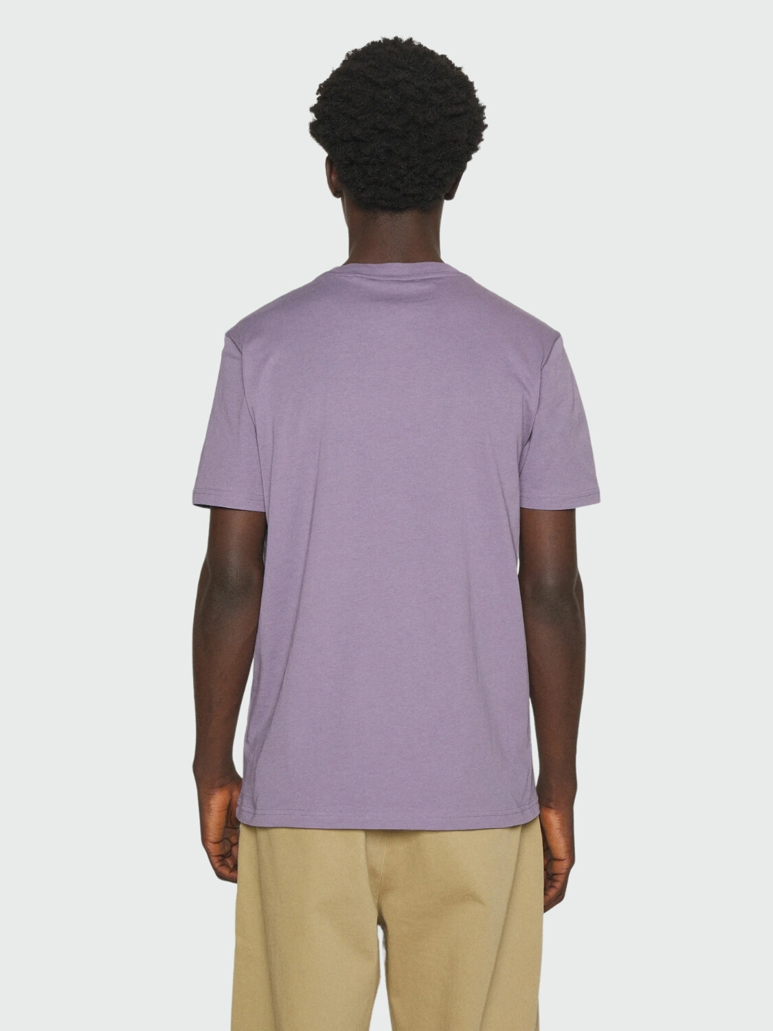 BOSS -Remera de algodón con logo, regular fit , THINKING Violeta