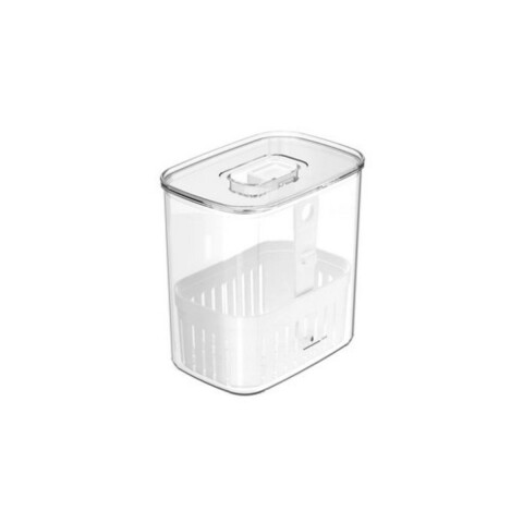 Organizador de heladera para condimentos transparente 1,5L OU Organizador De Heladera Para Condimentos Transparente 1,5l Ou