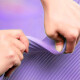 Colchoneta Yogamat 10mm Pilates Bosco Gym Multifuncional Violeta