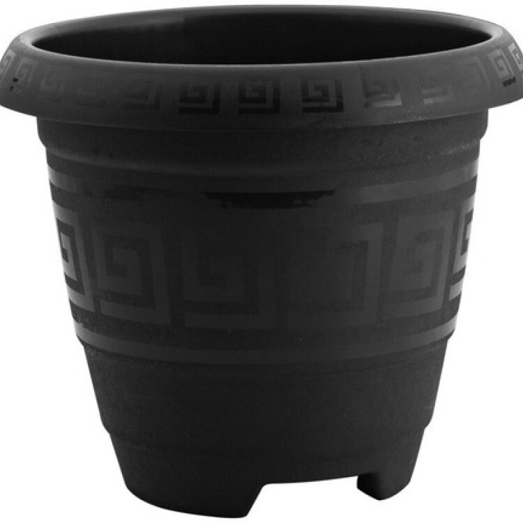 MACETA REDONDA 15 LITROS NEGRO REF 0358 NEGRO
