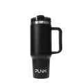 Botella Push Con Asa Negro