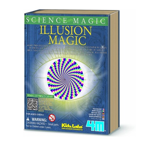 Juego Educativo 4M Ciencia Mágica Kit de Magia Ilusionista Multicolor