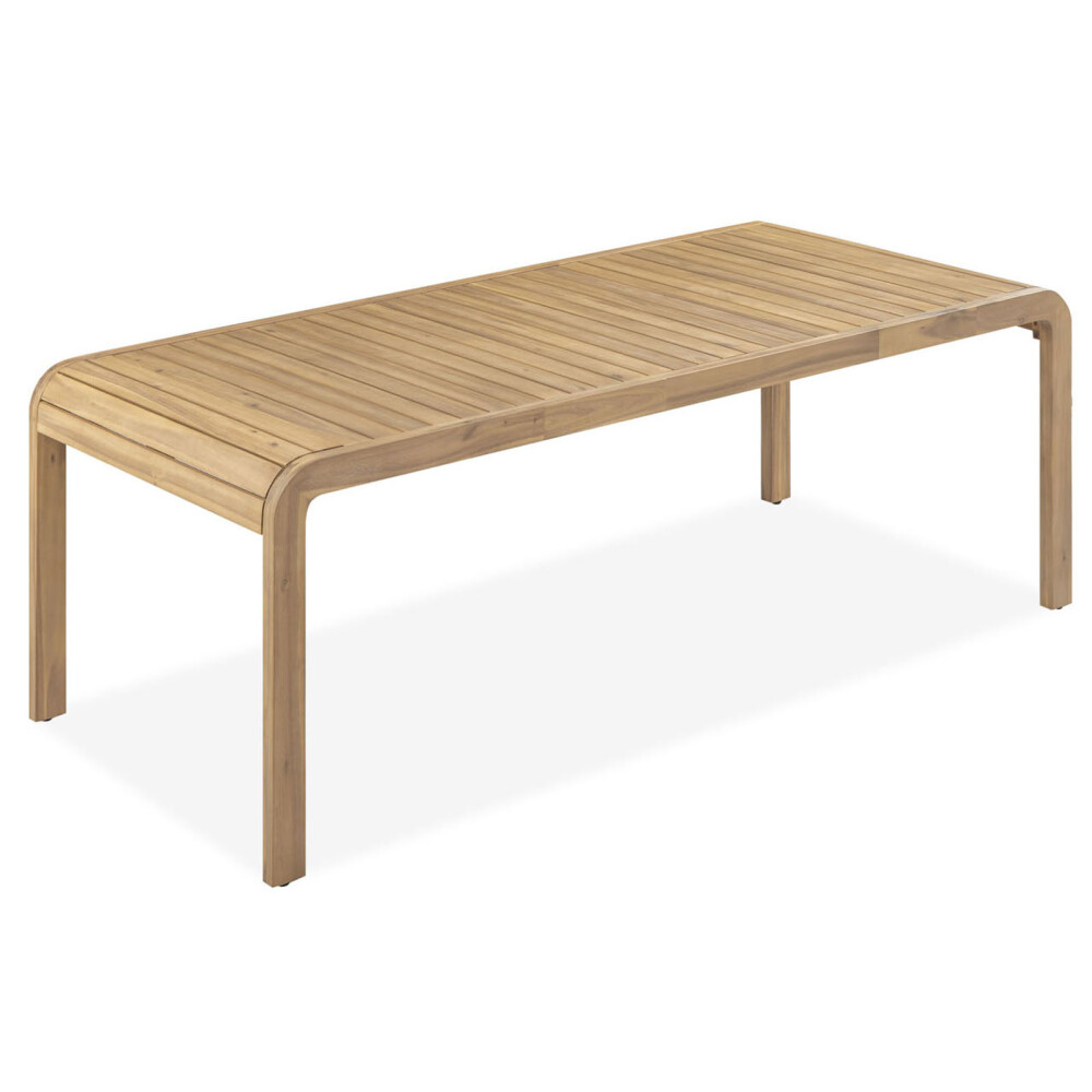 SET DE COMEDOR EXTERIOR MADERA-ACACIA NATURAL-BEIGE CAMEO