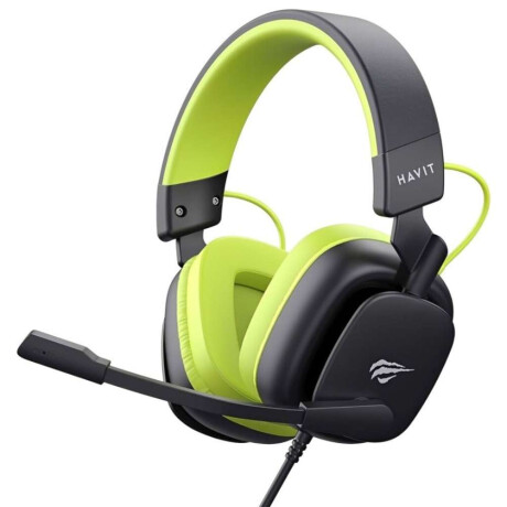 Auriculares Havit Gaming Series H2048, Microfono, Banda Ajustable, C/cable Negro y Verde