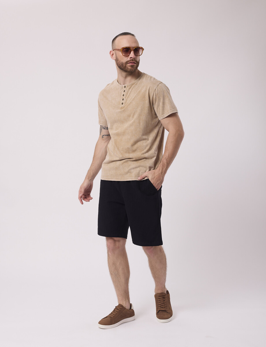 Short lino negro