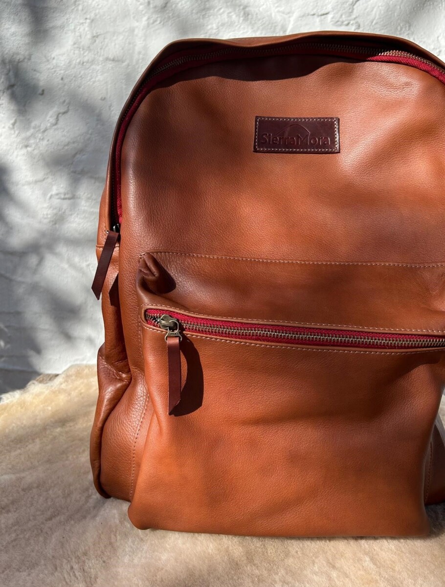 Mochila Moro - Camel Red Zip 