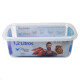 Pote hermético rectangular 1,2 lts TRANSPARENTE