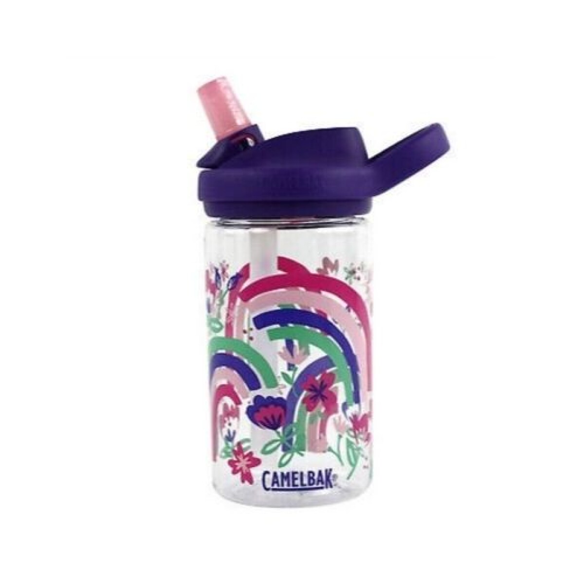 Botella Eddy Kids 400ml - Arcoiris Floral 