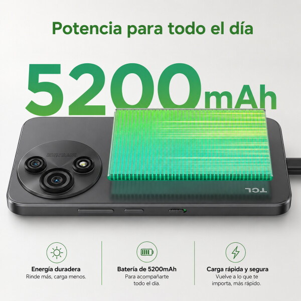 Celular Tcl 60 Se Nxtpaper 5g 18gb (8gb + 10gb) Ram 256gb + Regalo GRIS