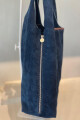 Bolso cabo Azul gamuza