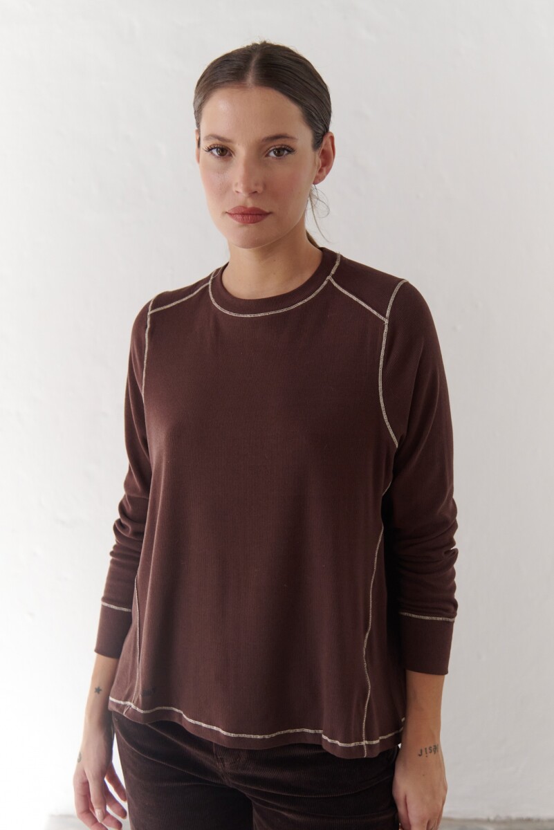 REMERA A - CHOCOLATE 