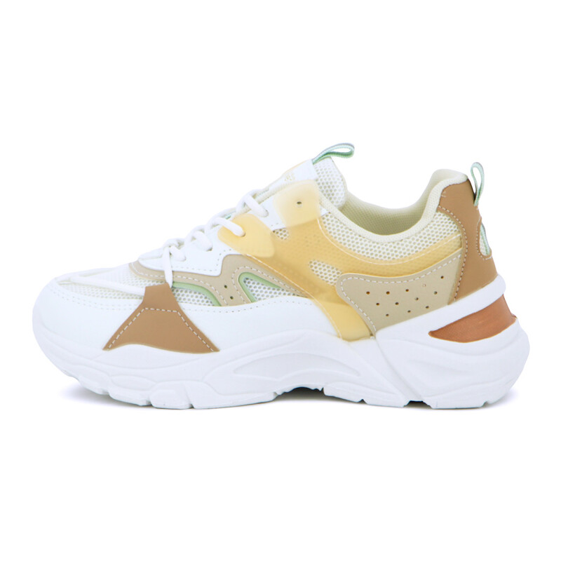 Austral Calzado Casual Sophia C/plataforma Acordonado - Naranja-verde Naranja-verde
