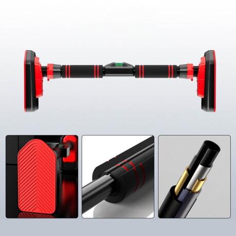 Barra Dominadas Pared Piso Extensible 100cm 120kg Barra Dominadas Pared Piso Extensible 100cm 120kg