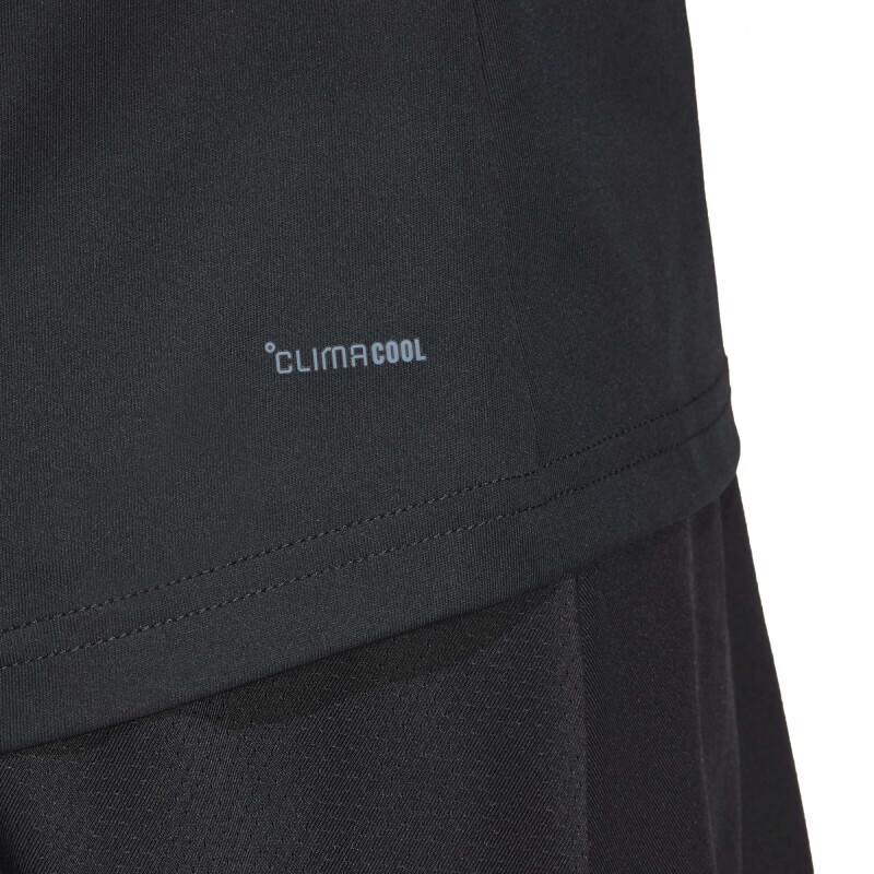 Remera Club 3-Stripes Tennis Climacool de Mujer Negro