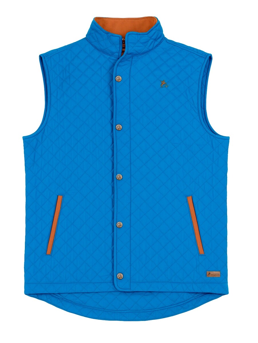 Chaleco Capitoneado de Hombre Ecuestre - Celeste Francia 