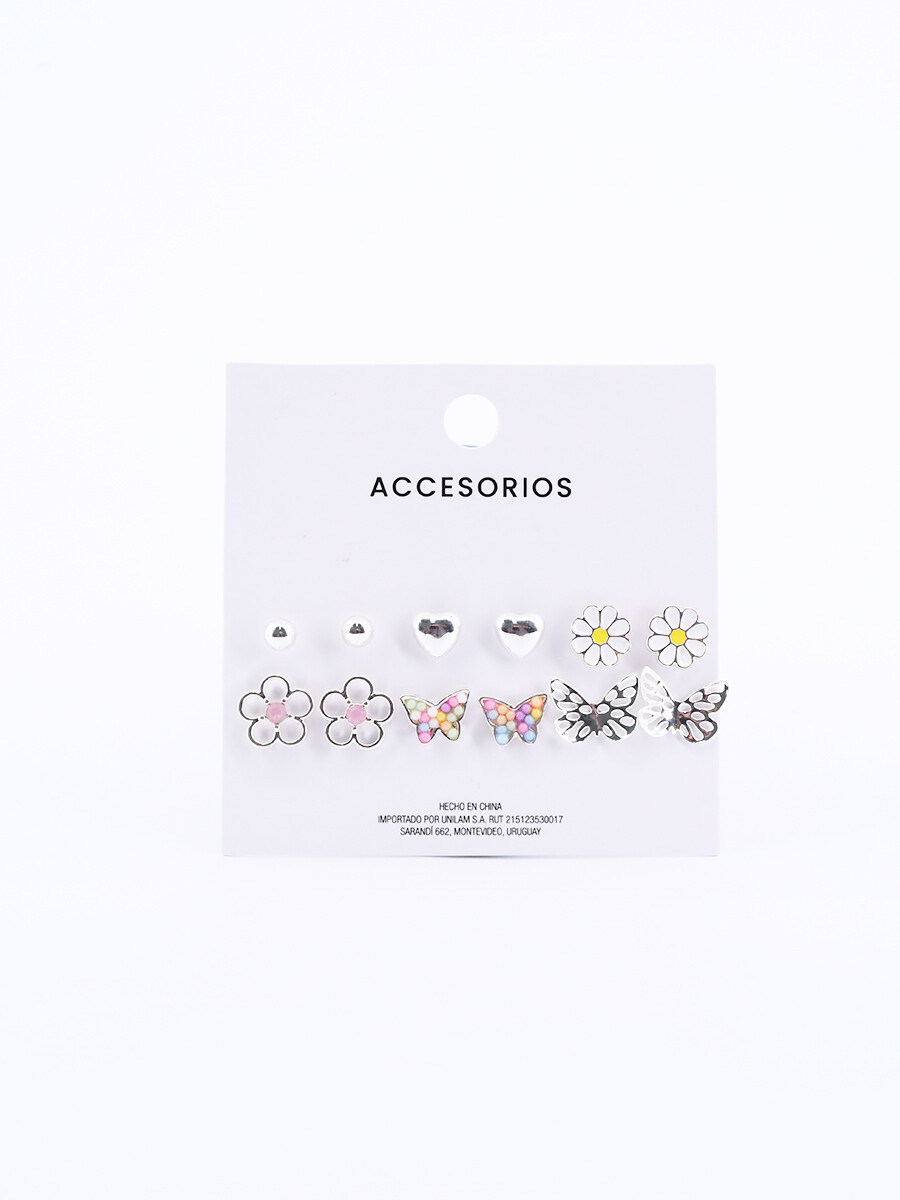 CARAVANAS SET X 6 - PLATEADO 