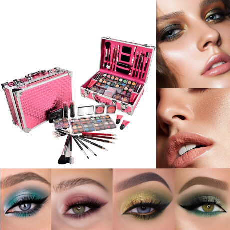 Petaca Maleta De Maquillaje Missyoung 30 Pzas Rosa