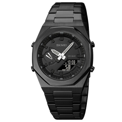 Reloj Skmei 1816BKBKBK Híbrido Hombre Negro Negro