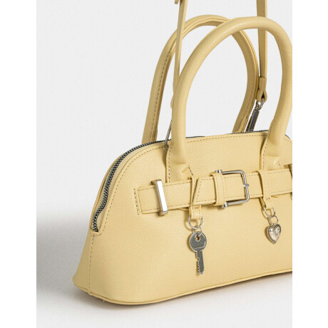 Cartera Mini Bowling Amarillo Claro