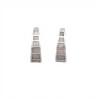 Caravanas Medio aro-Plata 925-Piedra Nacar-CA3338 conpiedra