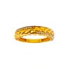 Anillo infinito-Oro bajo-Piedra Zirconia-AN8043 conpiedra