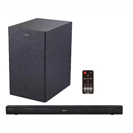 Barra De Sonido XION XI-BAR90 Con Subwoofer 2.1 BT - Negro Barra De Sonido XION XI-BAR90 Con Subwoofer 2.1 BT - Negro