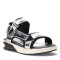 Sandalias de Niña MINI Miss Carol TUNIA deportiva de charol Plateado