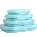 TUPPER DE SILICONA KEEPING BOX SET x4 TUPPER DE SILICONA KEEPING BOX SET x4