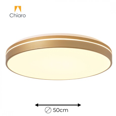 Plafón LED de diseño, Dimerizable 40W y 50CM DORADO