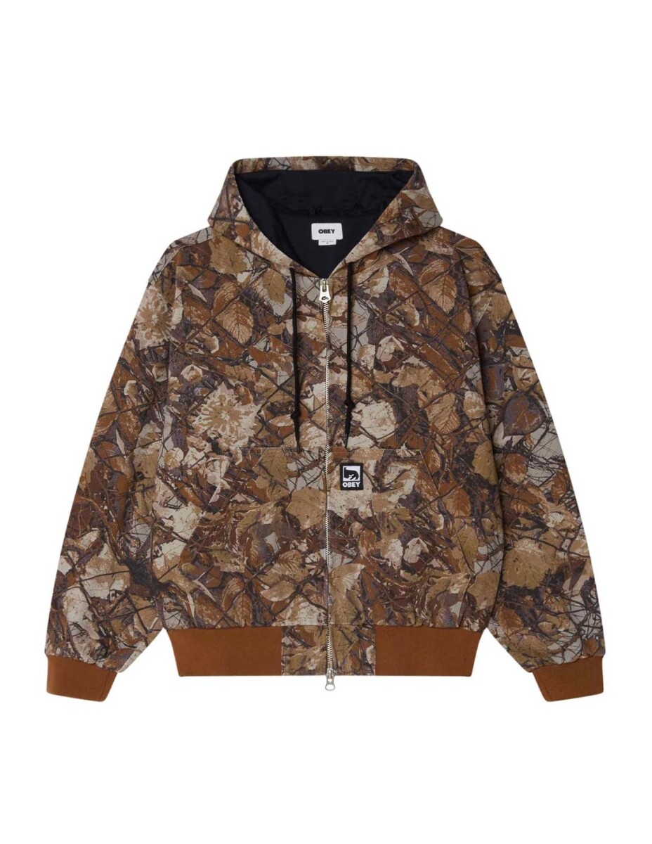 OBEY GLEN ZIP UP JACKET 