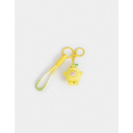 Llavero Y Charm De Frutita Amarillo Medio