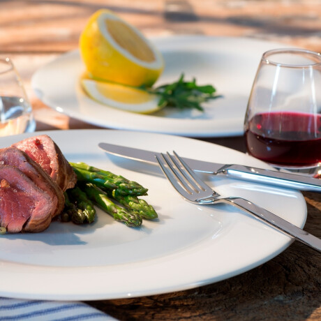 Plato Llano Actualite 27 cm Blanco Porcelana Plato Llano Actualite 27 cm Blanco Porcelana