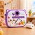 Cámara Infantil Instantánea Gatito con Doble Lente y Selfie Violeta