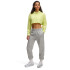 UA Icon Terry Crop Hoodie-YLW YLW-727