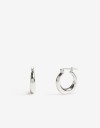 Aros Argollas Metal Argollas Metal Plateadas - Plateado