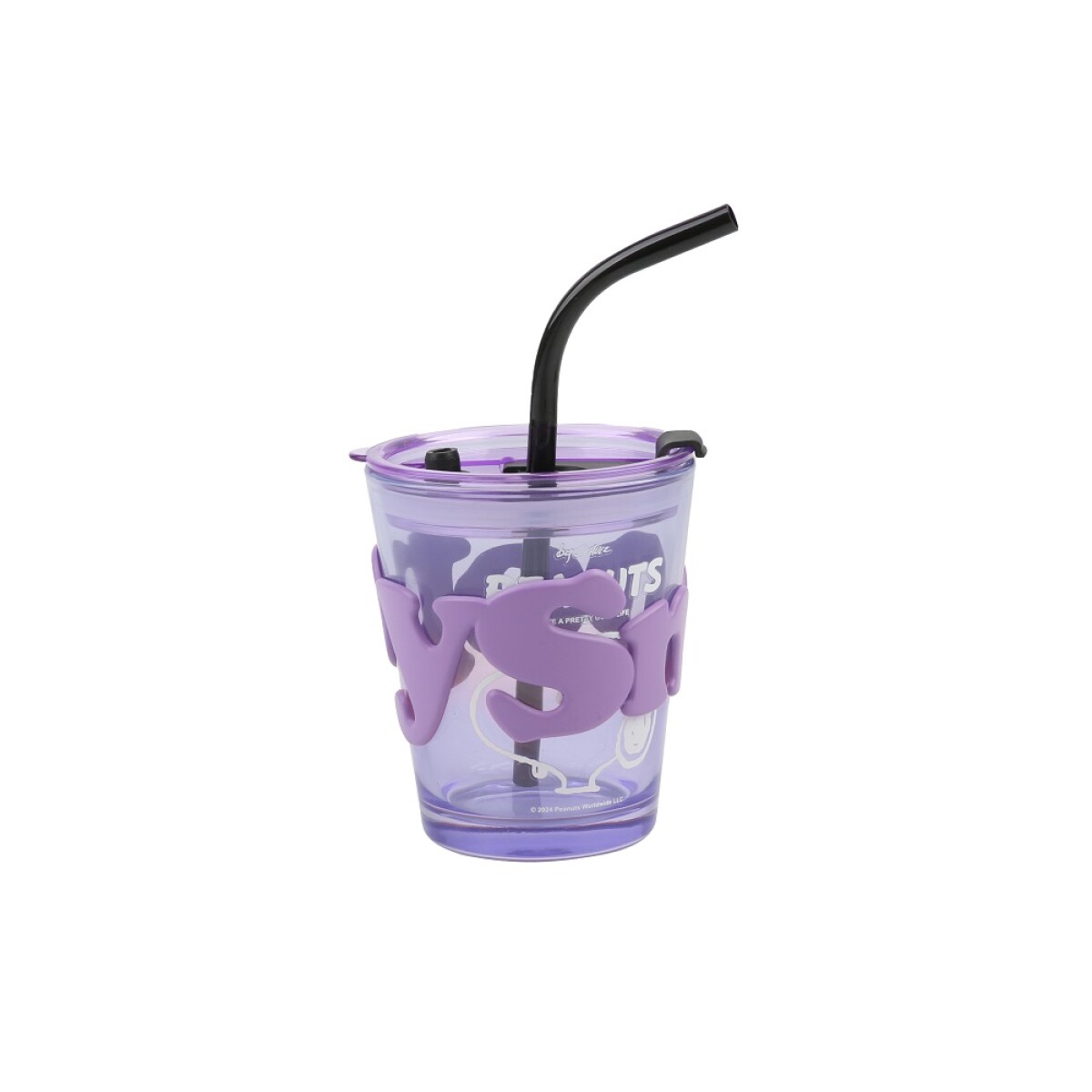 Vaso de vidrio Snoopy 