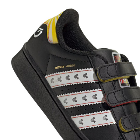 Championes adidas Superstar Luces LED Black White