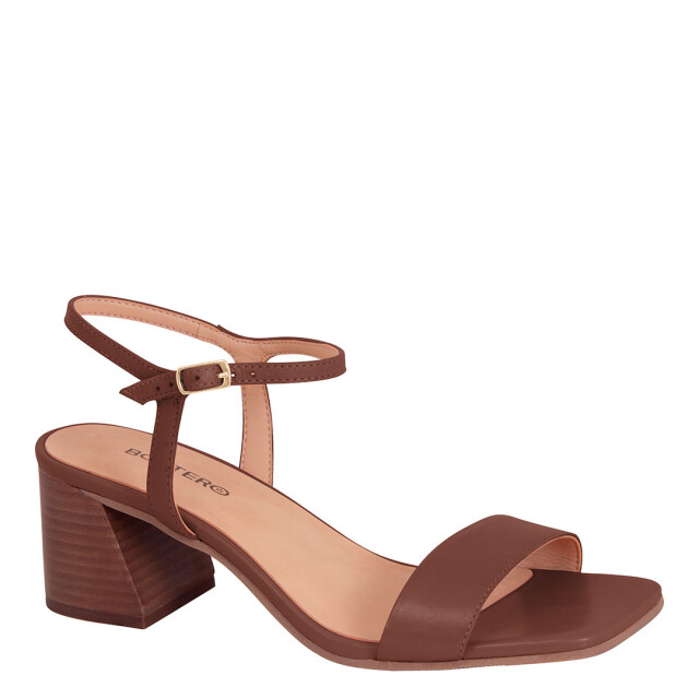 Sandalias de Mujer Bottero Taco Marrón Café