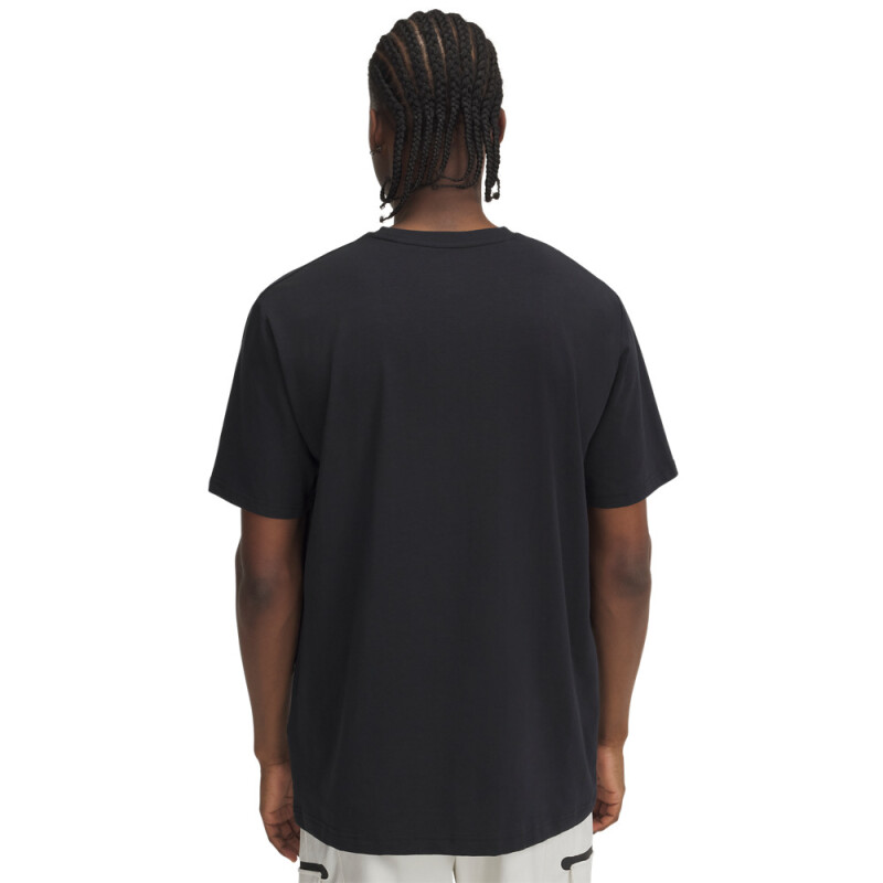 UA M ICON TEE SS-ORG BLK-001
