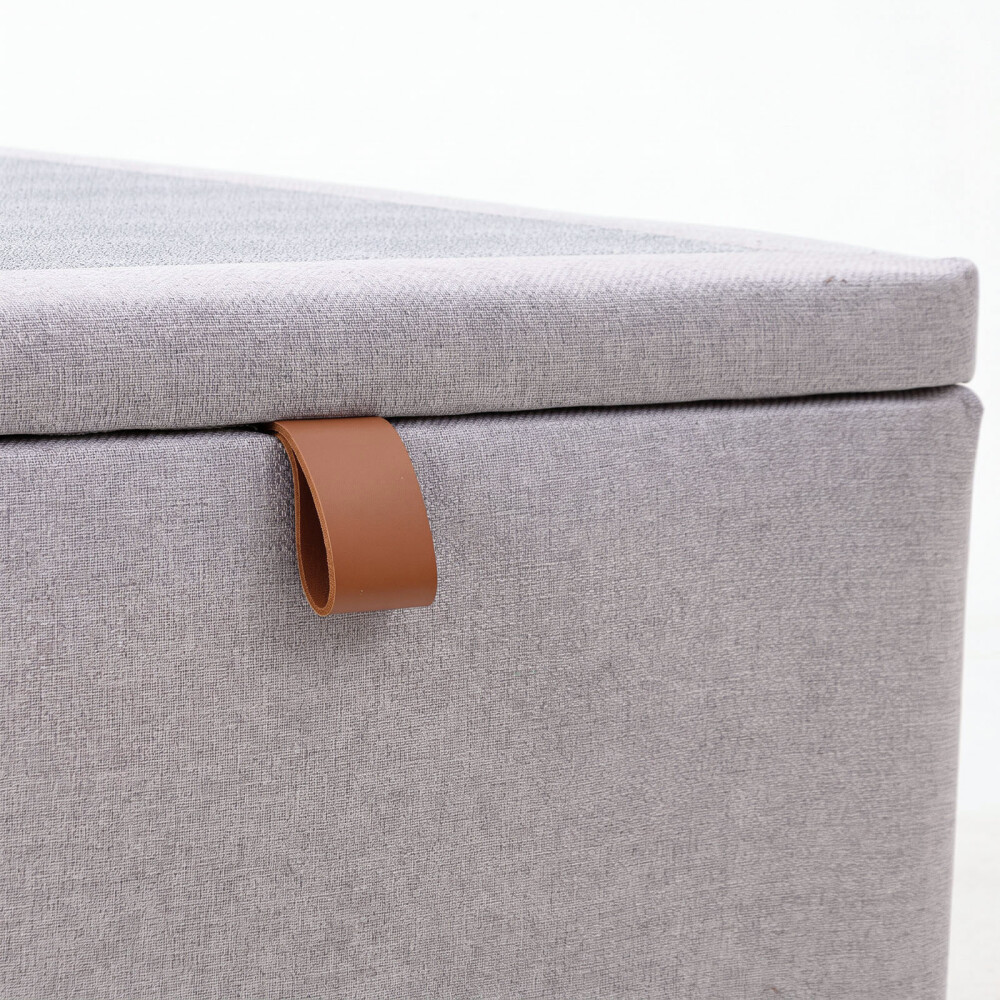 BOX BAÚL MADERA GRIS PREMIUM