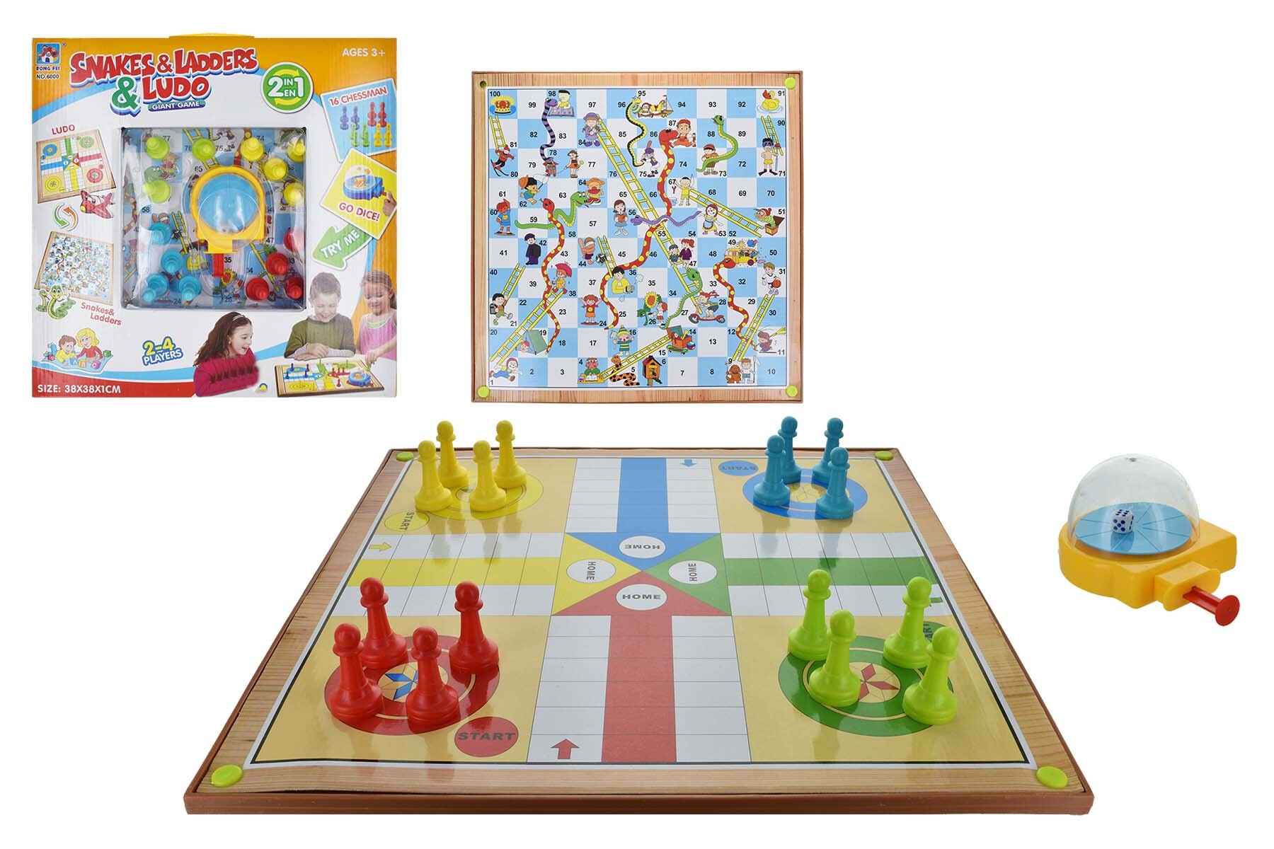 JUEGO EN CAJA LUDO Y VIBORA 2 EN 1 770-6000 