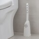Escobilla de baño con soporte AZUL/BLANCO