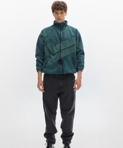 Campera Olímpica Denim Washed Green